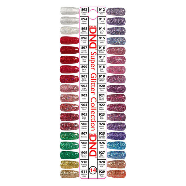 DND Part 14 - Set of 35 Gel & Lacquer Combos by DND - Daisy Nail Designs sold by DTK Nail Supply