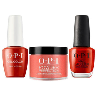 OPI 3 in 1 - V30 Gimme a Lido Kiss - Dip, Gel & Lacquer Matching by OPI sold by DTK Nail Supply