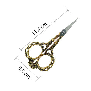 Vintage plum blossom scissors classic design sewing scissors - Gold by OTHER sold by DTK Nail Supply