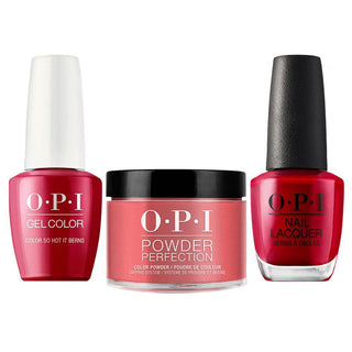  OPI 3 in 1 - Z13 Color So Hot It Berns - Dip, Gel & Lacquer Matching by OPI sold by DTK Nail Supply