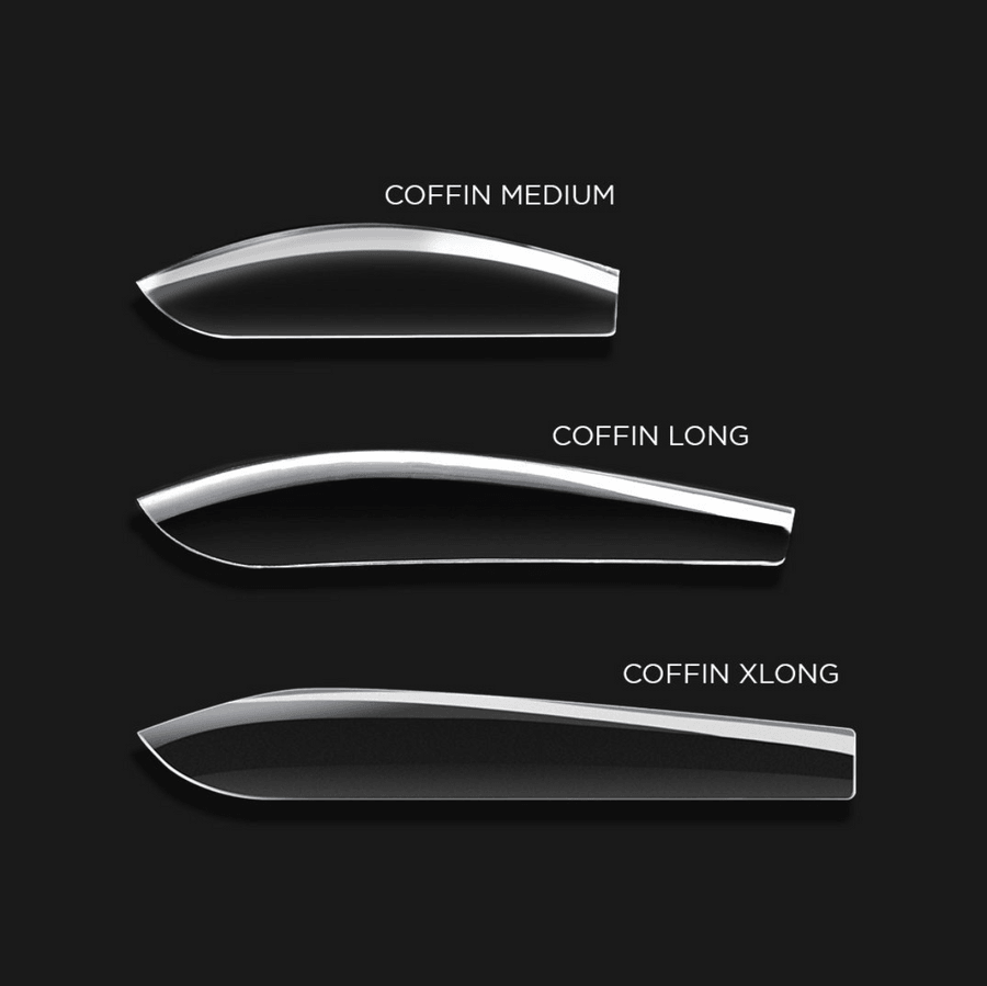 APRES - Gel - X™ Sculpted Coffin Extra Long Box of Tips - DTK Nail Supply