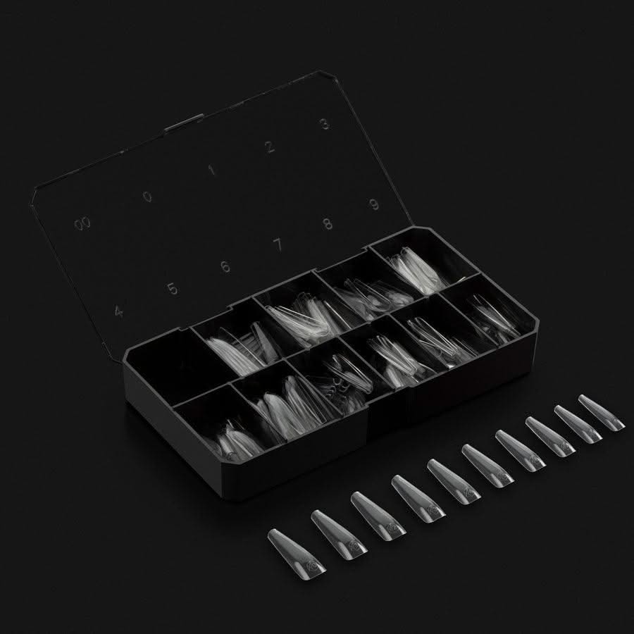 APRES - Gel - X™ Sculpted Coffin Extra Long Box of Tips - DTK Nail Supply