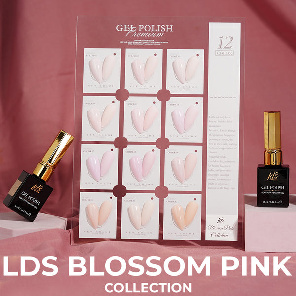 LDS BP Set 12 Colors - Blossom Pink Collection by LDS sold by DTK Nail Supply