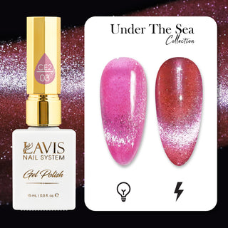  LAVIS Cat Eyes CE2 - 03 - Gel Polish 0.5 oz - Under The Sea Collection by LAVIS NAILS sold by DTK Nail Supply