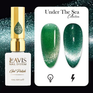  LAVIS Cat Eyes CE2 - 10 - Gel Polish 0.5 oz - Under The Sea Collection by LAVIS NAILS sold by DTK Nail Supply