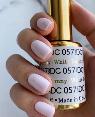  DND DC Gel Nail Polish Duo - 057 Off White Colors - White Bunny by DND DC sold by DTK Nail Supply