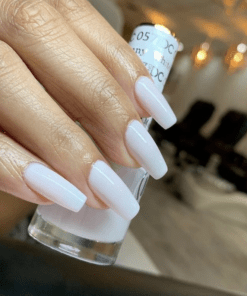 DND DC Gel Nail Polish Duo - 057 White Bunny - DTK Nail Supply