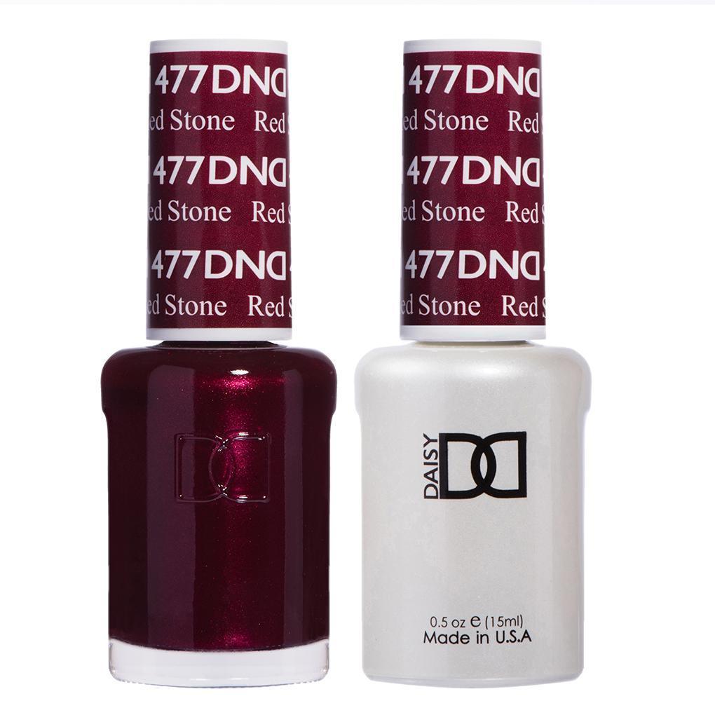 DND Gel Nail Polish Duo - 477 Red Stone - DTK Nail Supply