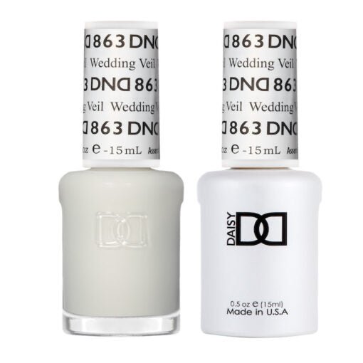 DND Gel Nail Polish Duo - 863 Wedding Veil - DTK Nail Supply