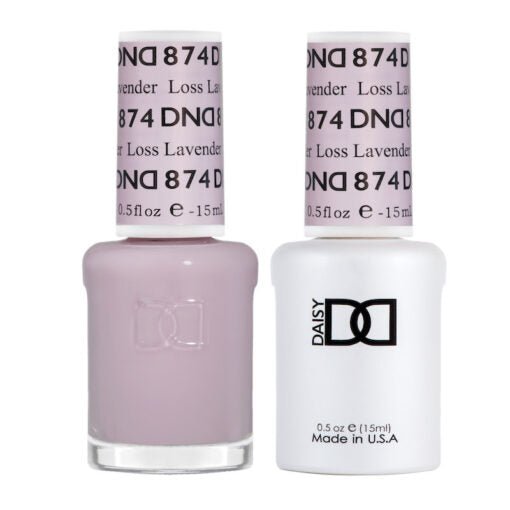 DND Gel Nail Polish Duo - 874 Loss Lavender - DTK Nail Supply