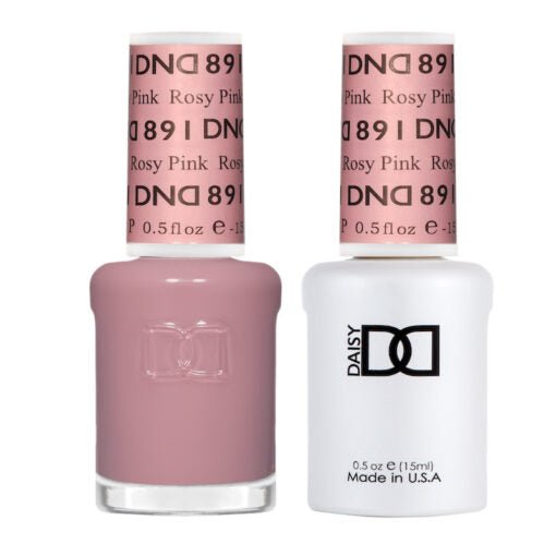 DND Gel Nail Polish Duo - 891 Rosy Pink - DTK Nail Supply