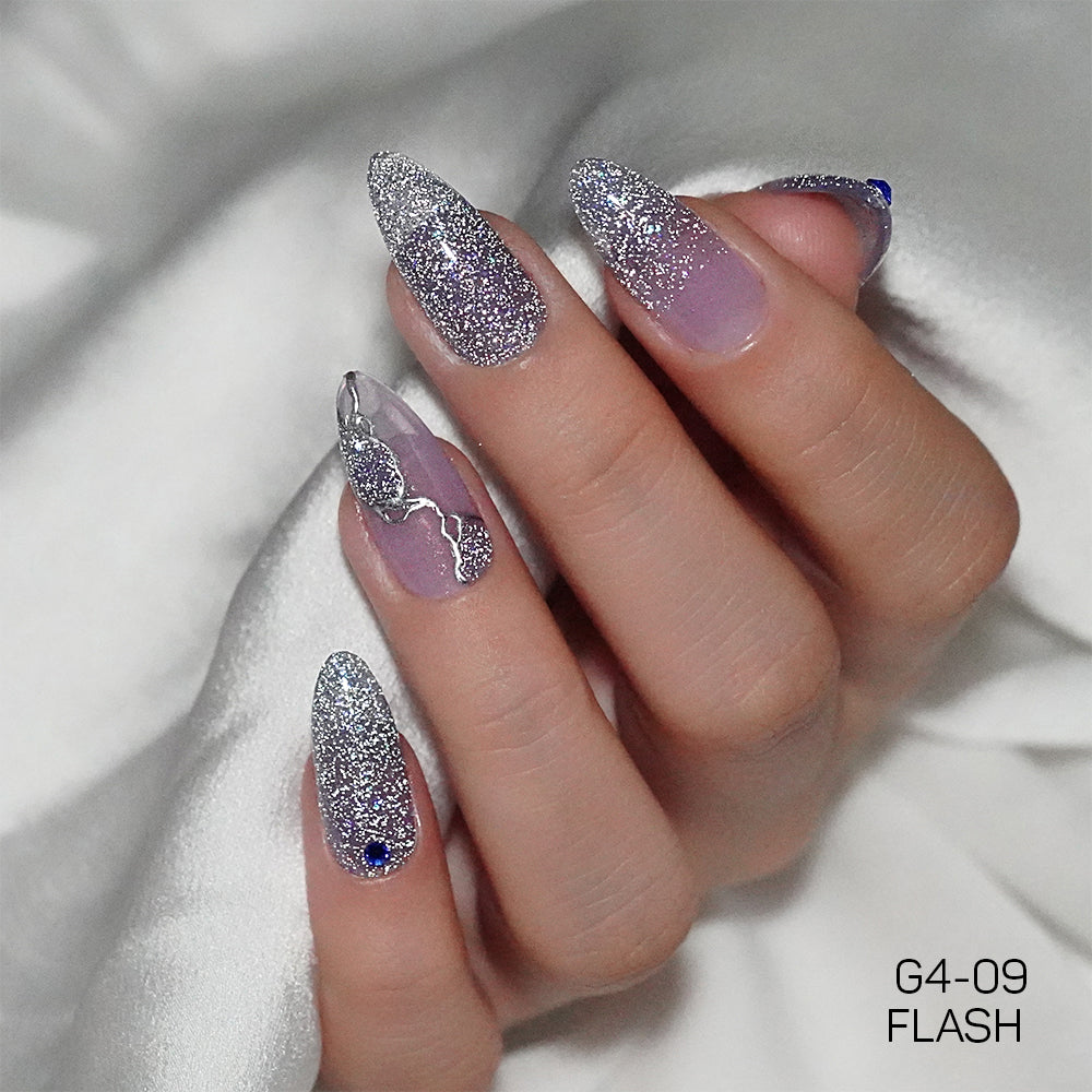 LAVIS Glitter G04 - 09 - Gel Polish 0.5 oz - Couture Collection by LAVIS NAILS sold by DTK Nail Supply