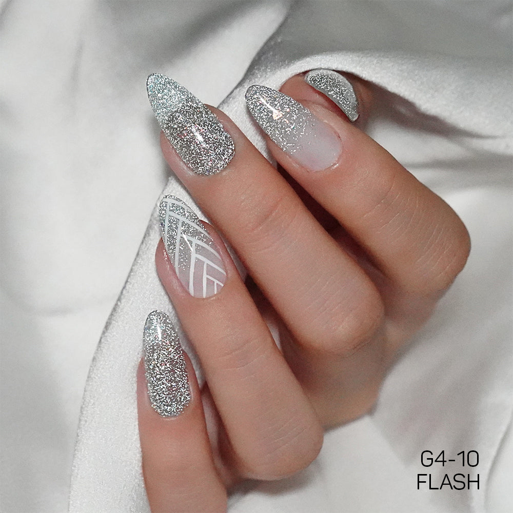 LAVIS Glitter G04 - 10 - Gel Polish 0.5 oz - Couture Collection by LAVIS NAILS sold by DTK Nail Supply