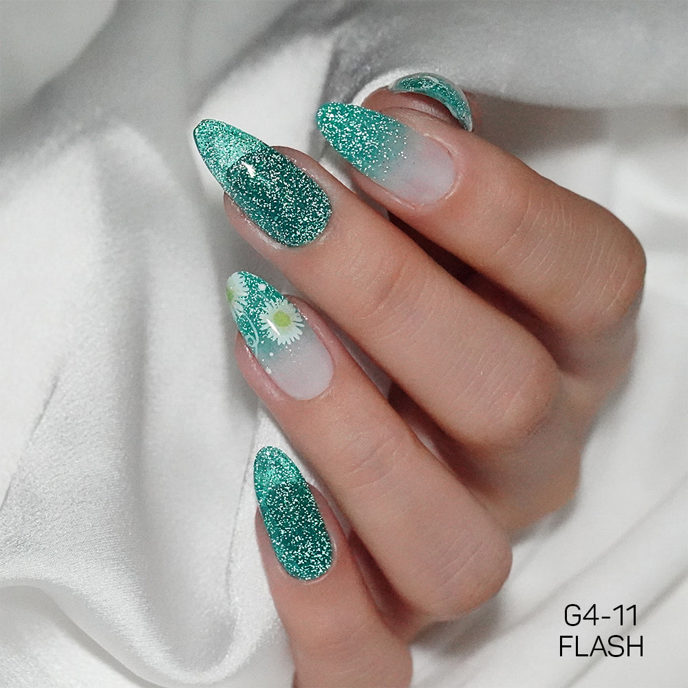 LAVIS Glitter G04 - 11 - Gel Polish 0.5 oz - Couture Collection by LAVIS NAILS sold by DTK Nail Supply