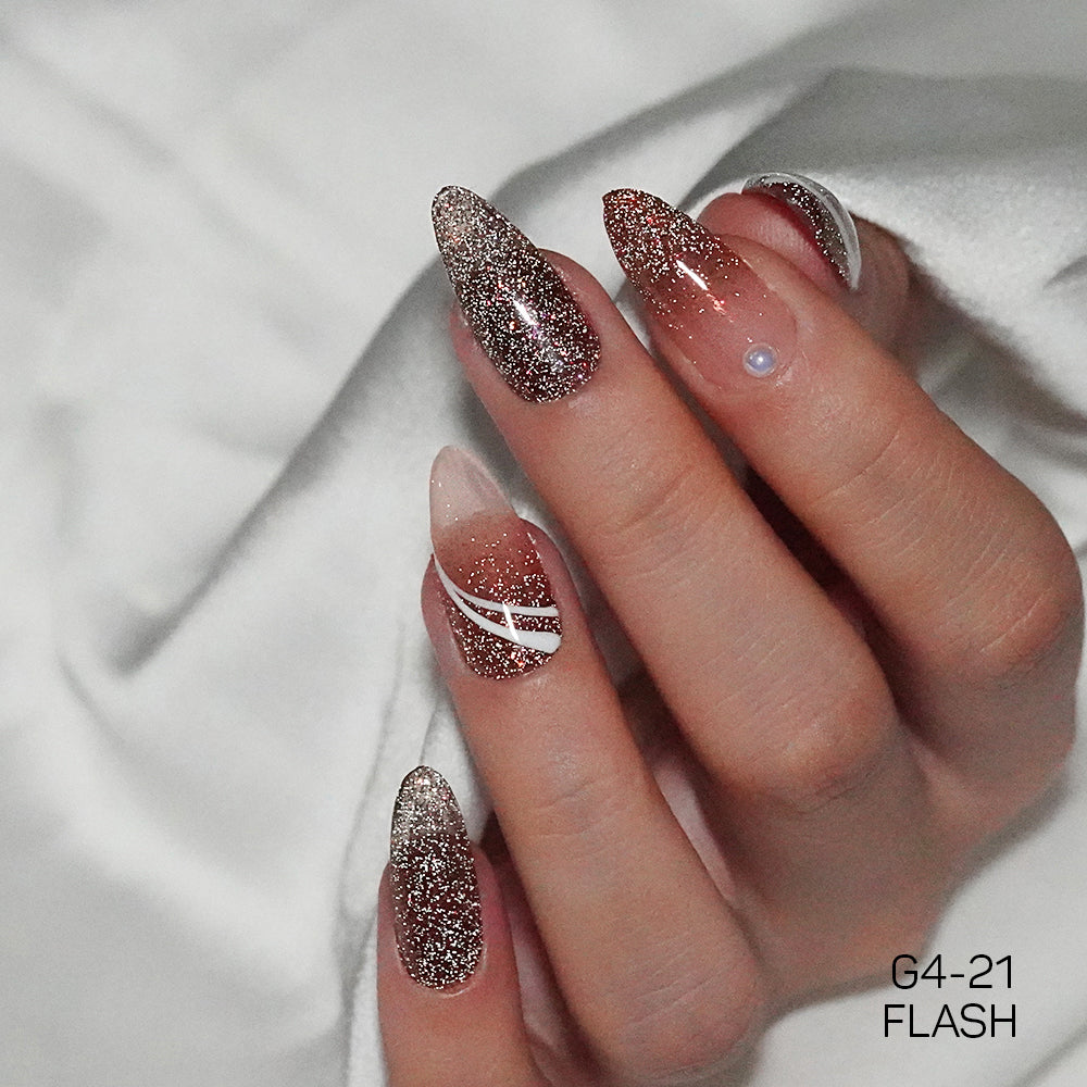 LAVIS Glitter G04 - 21 - Gel Polish 0.5 oz - Couture Collection by LAVIS NAILS sold by DTK Nail Supply