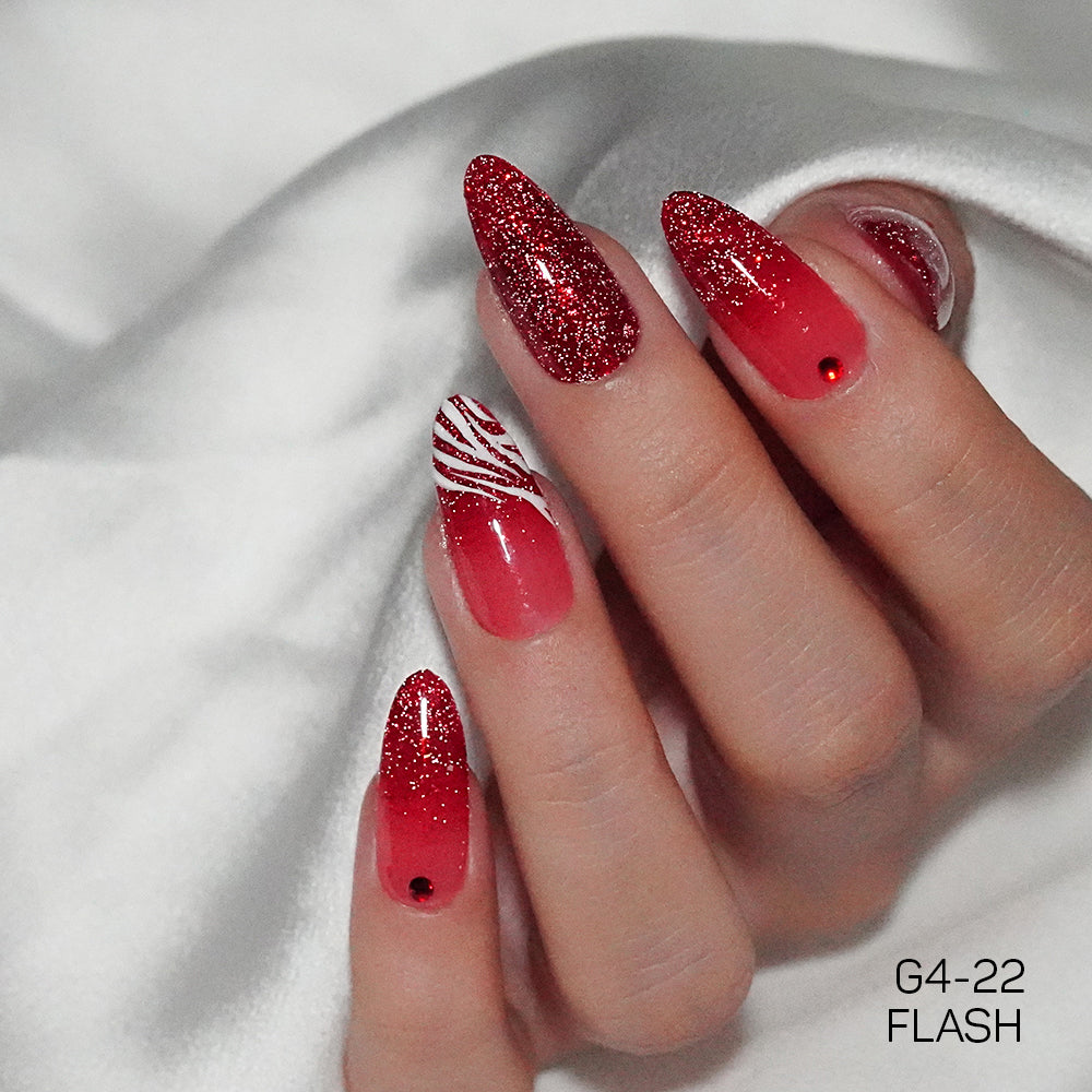 LAVIS Glitter G04 - 22 - Gel Polish 0.5 oz - Couture Collection by LAVIS NAILS sold by DTK Nail Supply