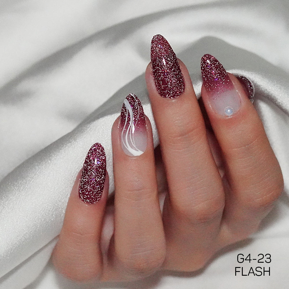 LAVIS Glitter G04 - 23 - Gel Polish 0.5 oz - Couture Collection by LAVIS NAILS sold by DTK Nail Supply