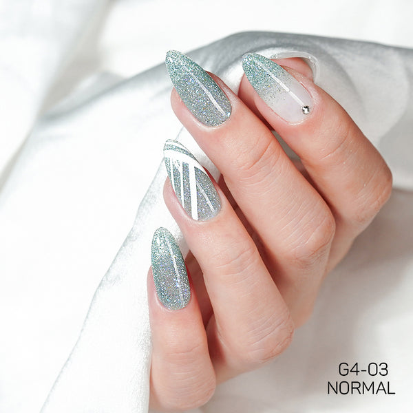 LAVIS Glitter G04 - 03 - Gel Polish 0.5 oz - Couture Collection by LAVIS NAILS sold by DTK Nail Supply