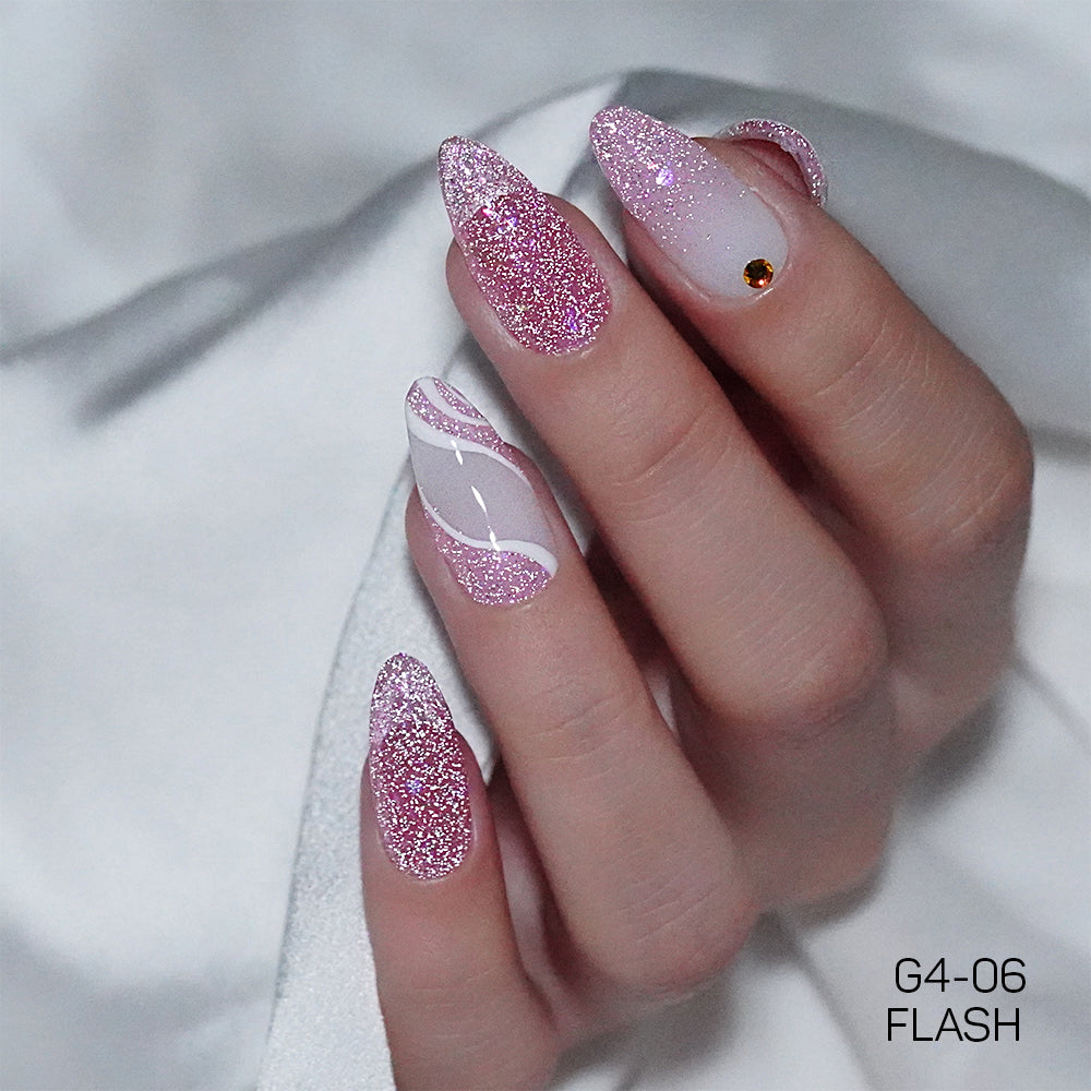 LAVIS Glitter G04 - 06 - Gel Polish 0.5 oz - Couture Collection by LAVIS NAILS sold by DTK Nail Supply