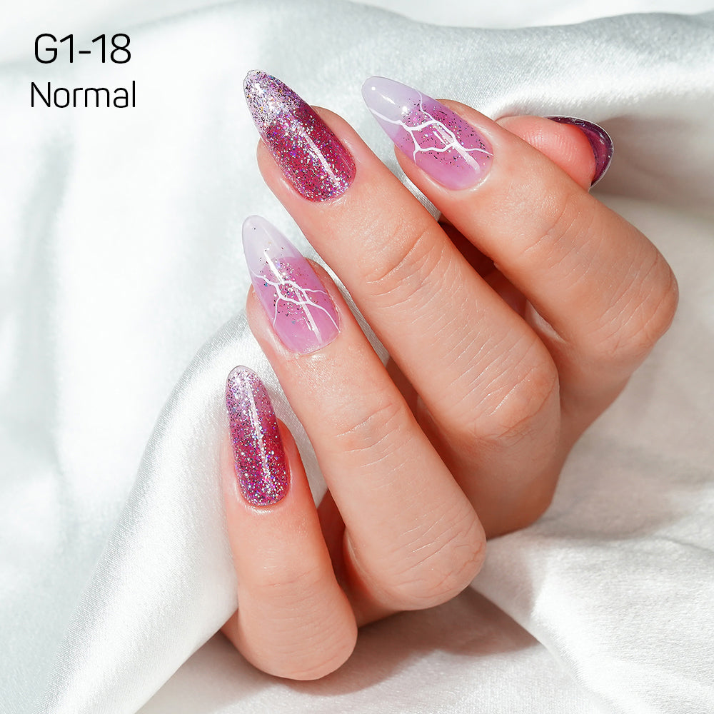 LAVIS Glitter G01 - 18 - Gel Polish 0.5 oz - Galaxy Collection by LAVIS NAILS sold by DTK Nail Supply