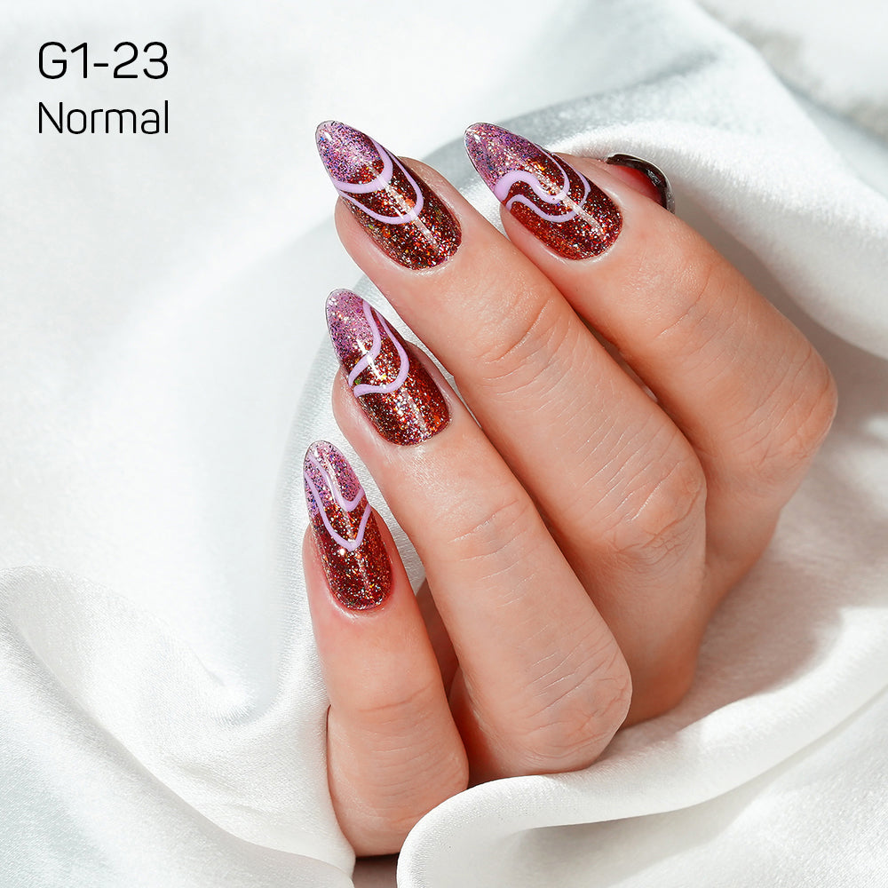 LAVIS Glitter G01 - 23 - Gel Polish 0.5 oz - Galaxy Collection by LAVIS NAILS sold by DTK Nail Supply