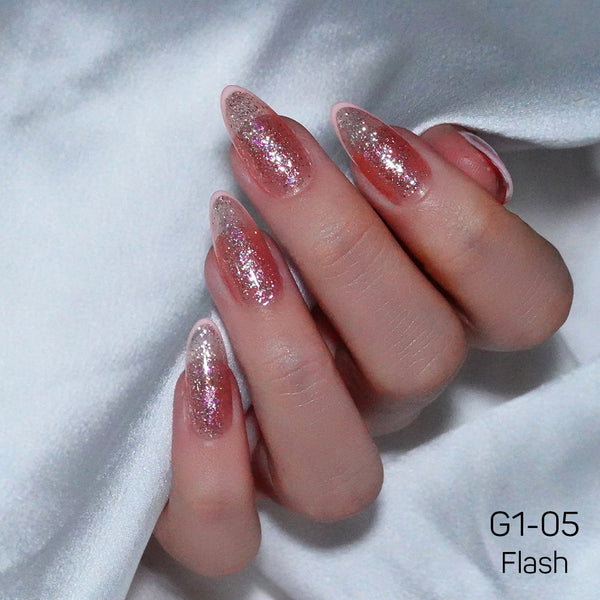 LAVIS Glitter G01 - 05 - Gel Polish 0.5 oz - Galaxy Collection by LAVIS NAILS sold by DTK Nail Supply