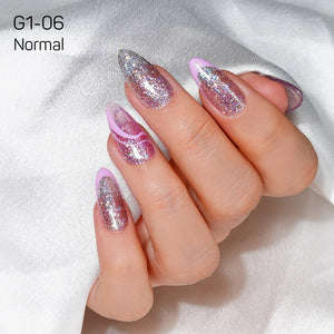 LAVIS Glitter G01 - 06 - Gel Polish 0.5 oz - Galaxy Collection by LAVIS NAILS sold by DTK Nail Supply