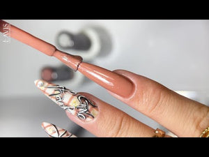 LDS Gel Nail Polish Duo - 081 Brown Colors - Hot Chocolate