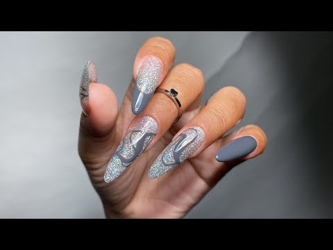 Lavis Gel Nail Polish Duo - 274 Gray Colors - French Love