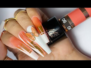 Jelly Gel Polish Colors - LDS 06 Apricot Appeal - Nude Collection