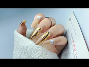 LDS Gel Nail Polish Duo - 081 Brown Colors - Hot Chocolate