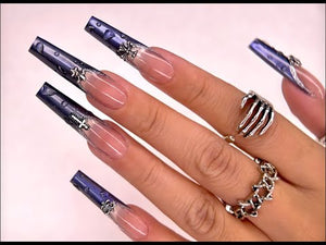 Aurora Galaxy Chrome Nail Powder - BLACK