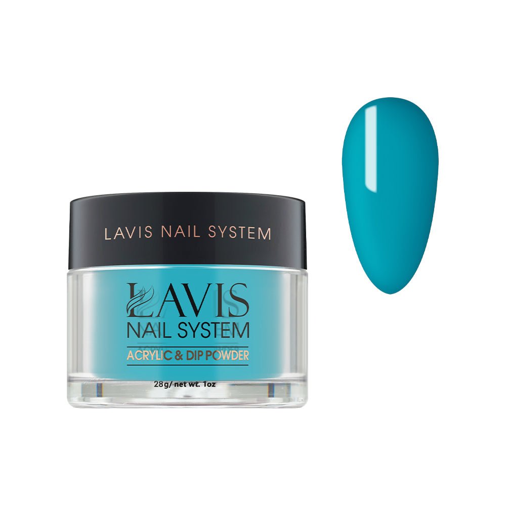 Lavis Acrylic Powder - 151 Explorer Blue - DTK Nail Supply