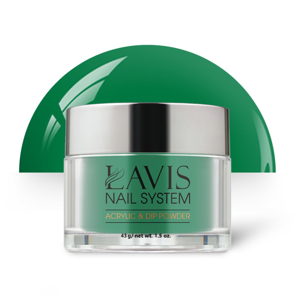 Lavis Acrylic Powder - 227 Lucky Green - DTK Nail Supply