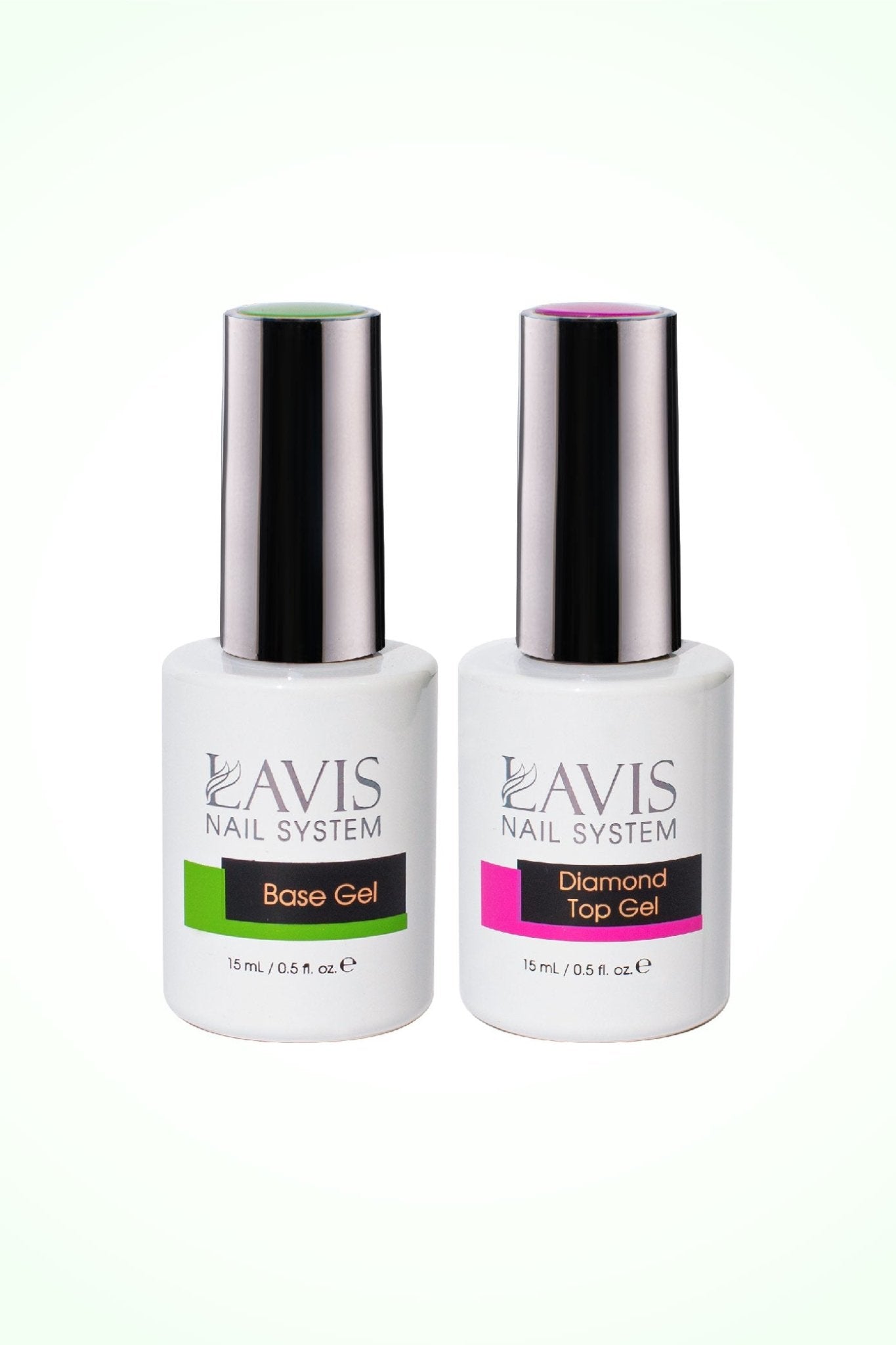 LAVIS Gel Base & Top - 0.5 oz - DTK Nail Supply