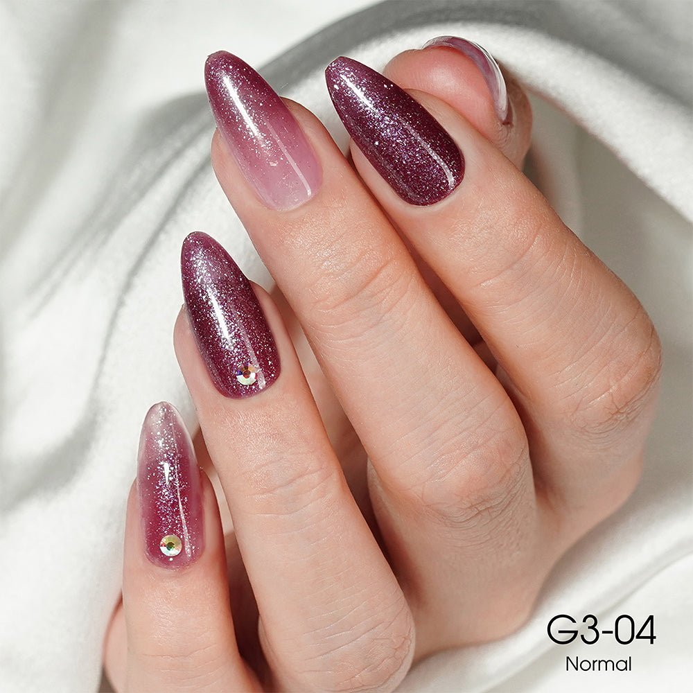 LAVIS Glitter G03 - 04 - Gel Polish 0.5 oz - Barbie Collection - DTK Nail Supply