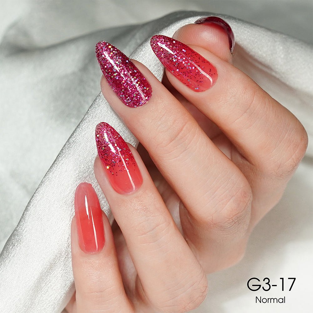 LAVIS Glitter G03 - 17 - Gel Polish 0.5 oz - Barbie Collection - DTK Nail Supply