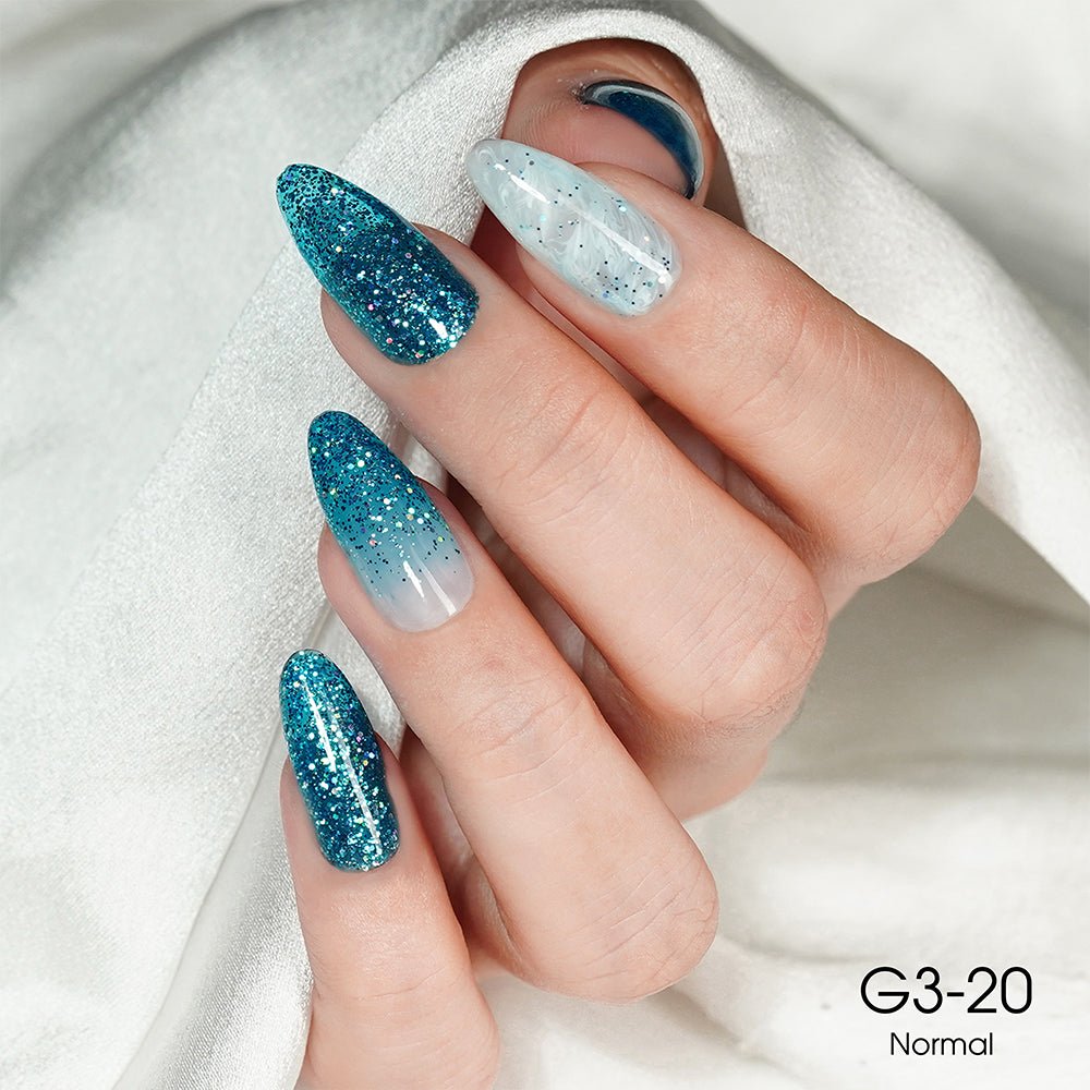 LAVIS Glitter G03 - 20 - Gel Polish 0.5 oz - Barbie Collection - DTK Nail Supply