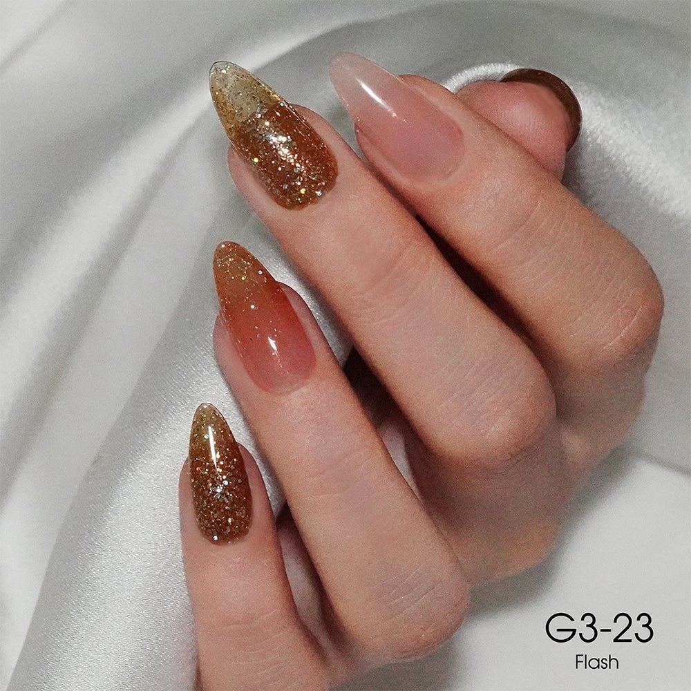 LAVIS Glitter G03 - 23 - Gel Polish 0.5 oz - Barbie Collection - DTK Nail Supply