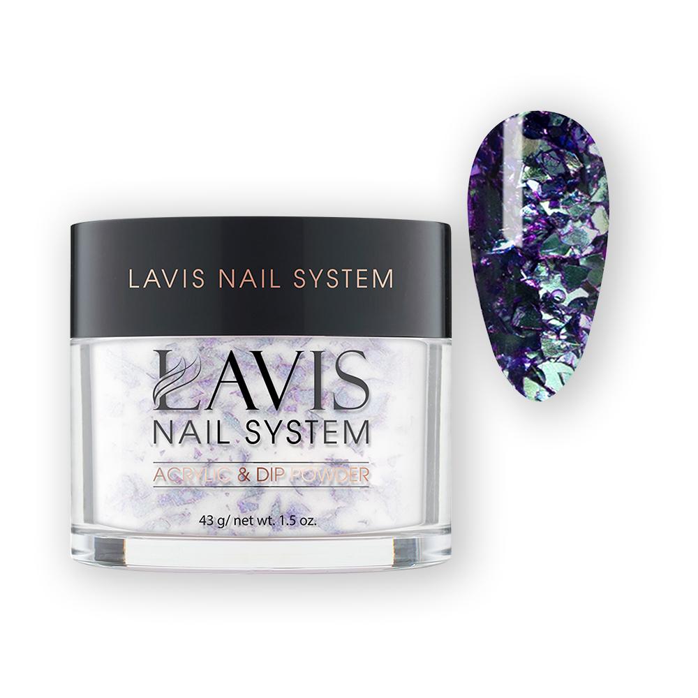 LAVIS Irregular Flakes Glitter IG24 - Acrylic & Dip Powder 1.5 oz - DTK Nail Supply