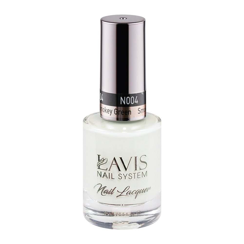 LAVIS Nail Lacquer - 004 Smokey Green - DTK Nail Supply