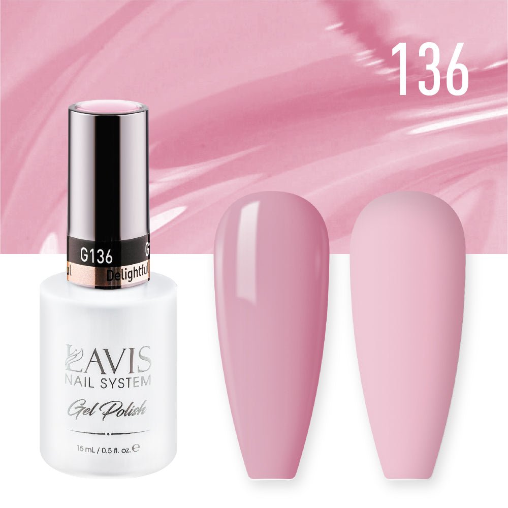 LAVIS Nail Lacquer - 136 Delightful - DTK Nail Supply