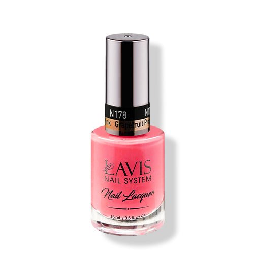 LAVIS Nail Lacquer - 178 Grapefruit Pink - DTK Nail Supply