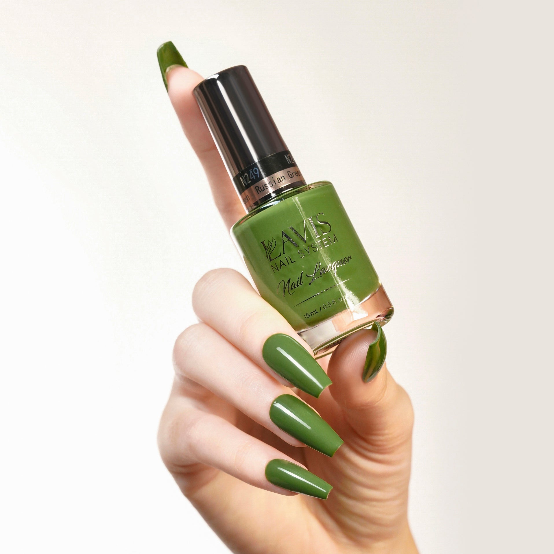 LAVIS Nail Lacquer - 249 Russian Green - DTK Nail Supply