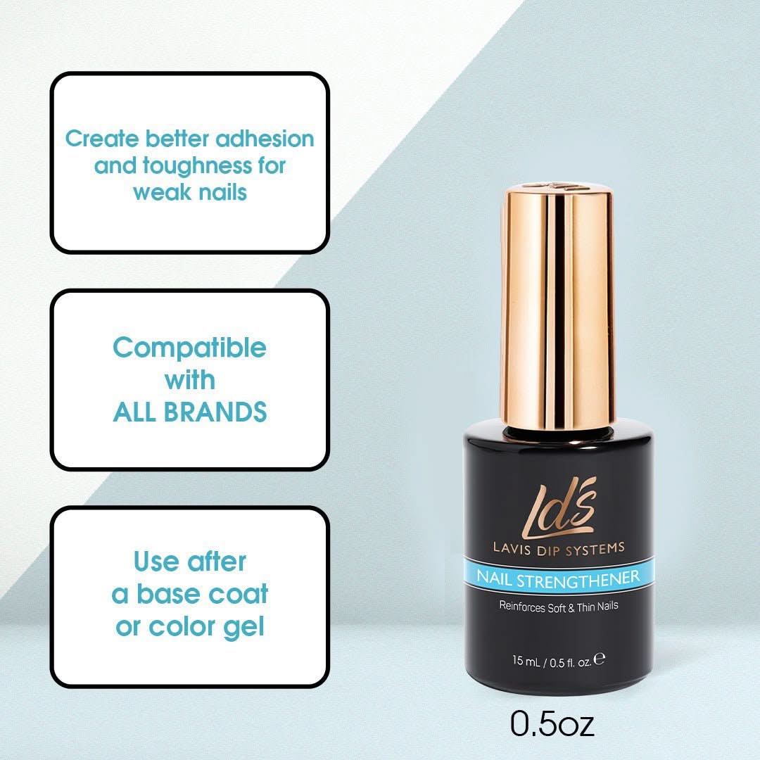 LDS Gel Base, Diamond Top, Strengthener - 0.5 oz - DTK Nail Supply