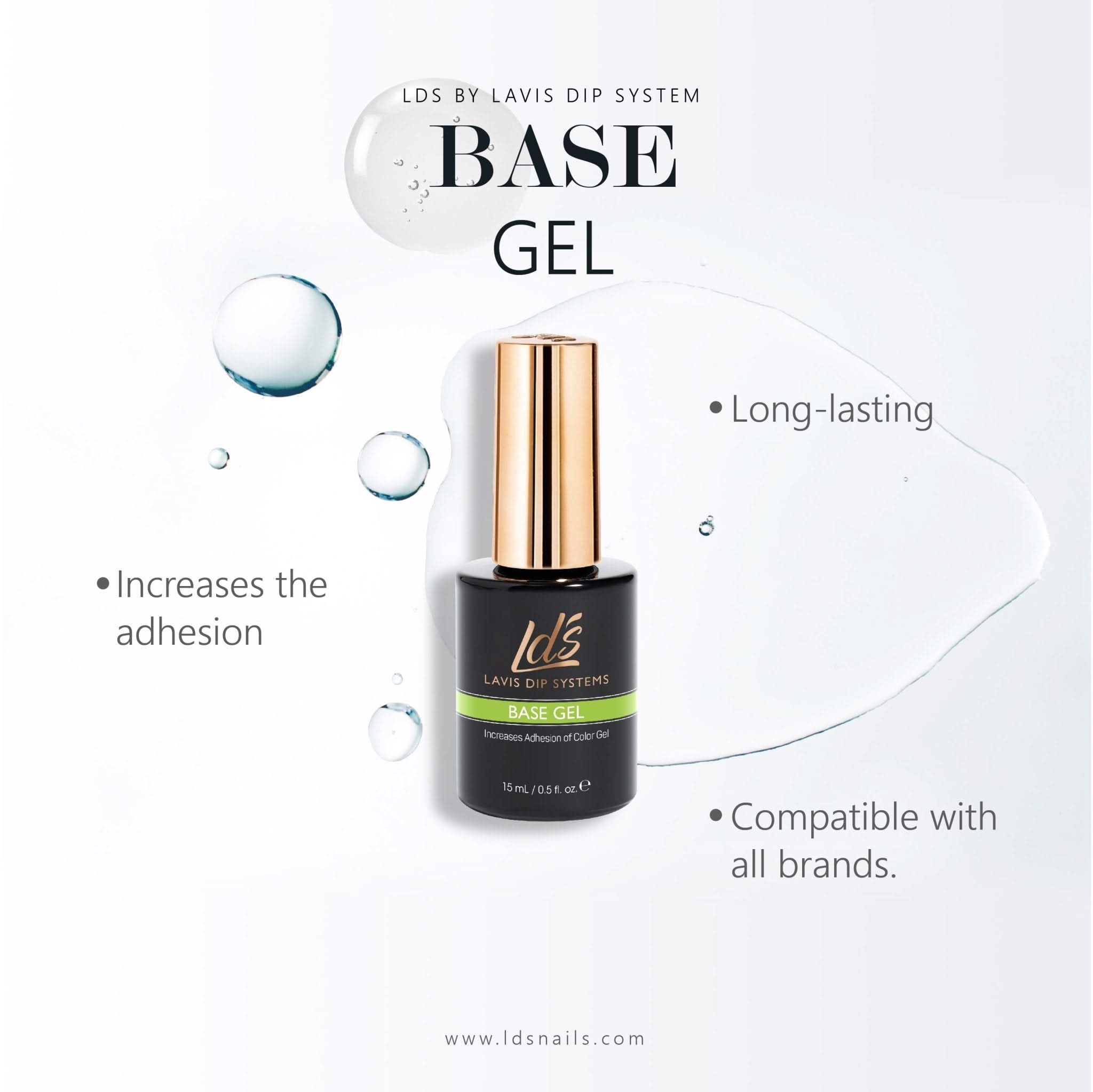 LDS Gel Base & Top - 0.5 oz - DTK Nail Supply