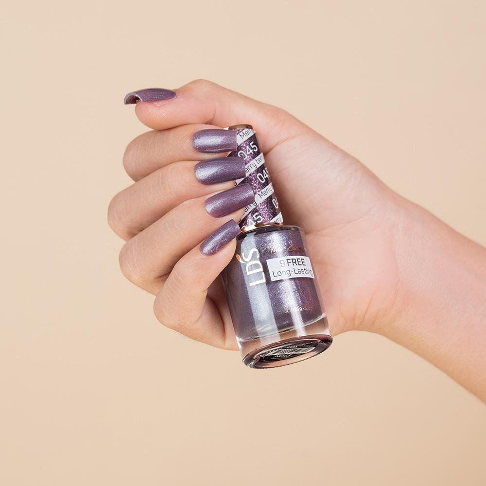 LDS Gel Nail Polish Duo - 045 Merry Berry - DTK Nail Supply