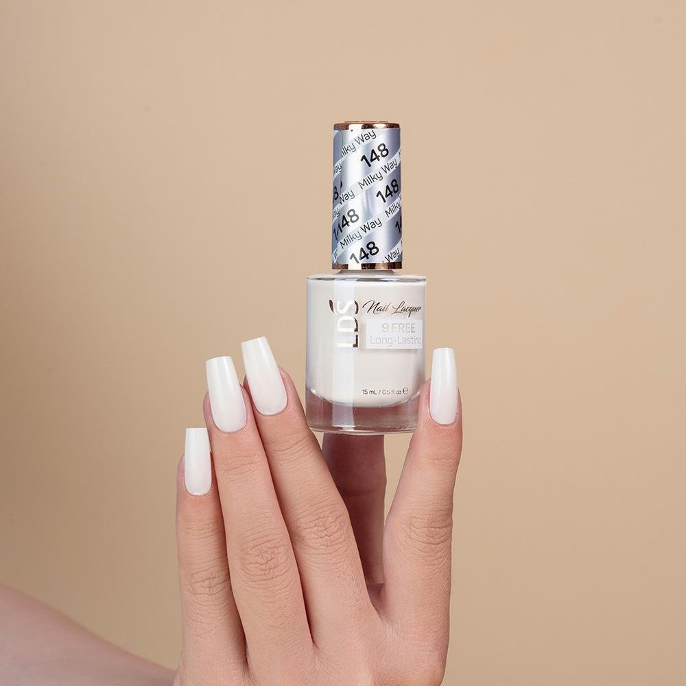 LDS Gel Nail Polish Duo - 148 French White - DTK Nail Supply