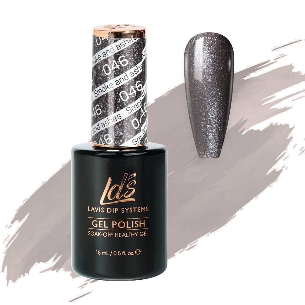 LDS Gel Polish 046 - Smoke And Ashes - DTK Nail Supply