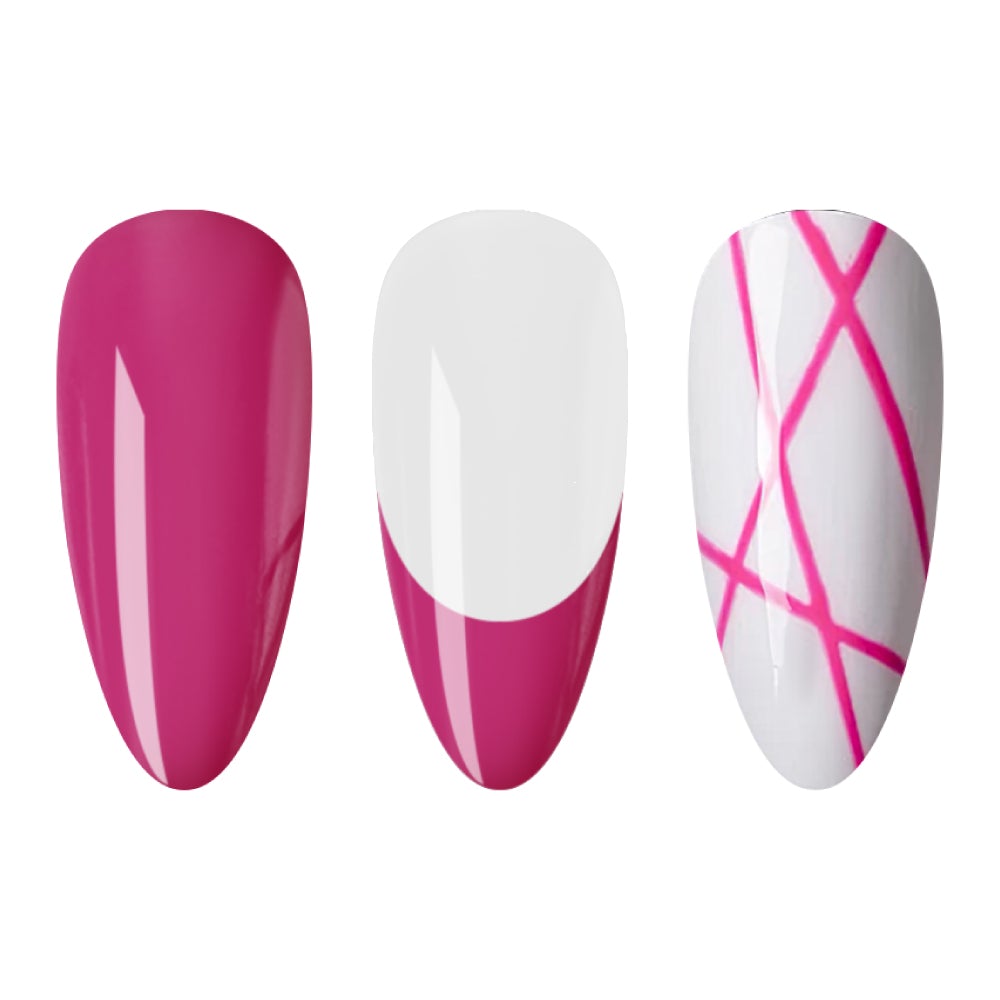 LDS Gel Polish Nail Art Liner - Hot Pink 04 (ver 2) - DTK Nail Supply